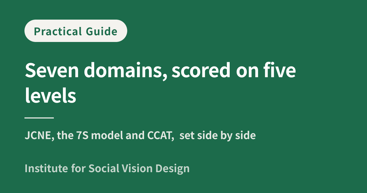 Organizational Assessment Frameworks for Nonprofits — Turning Good ...